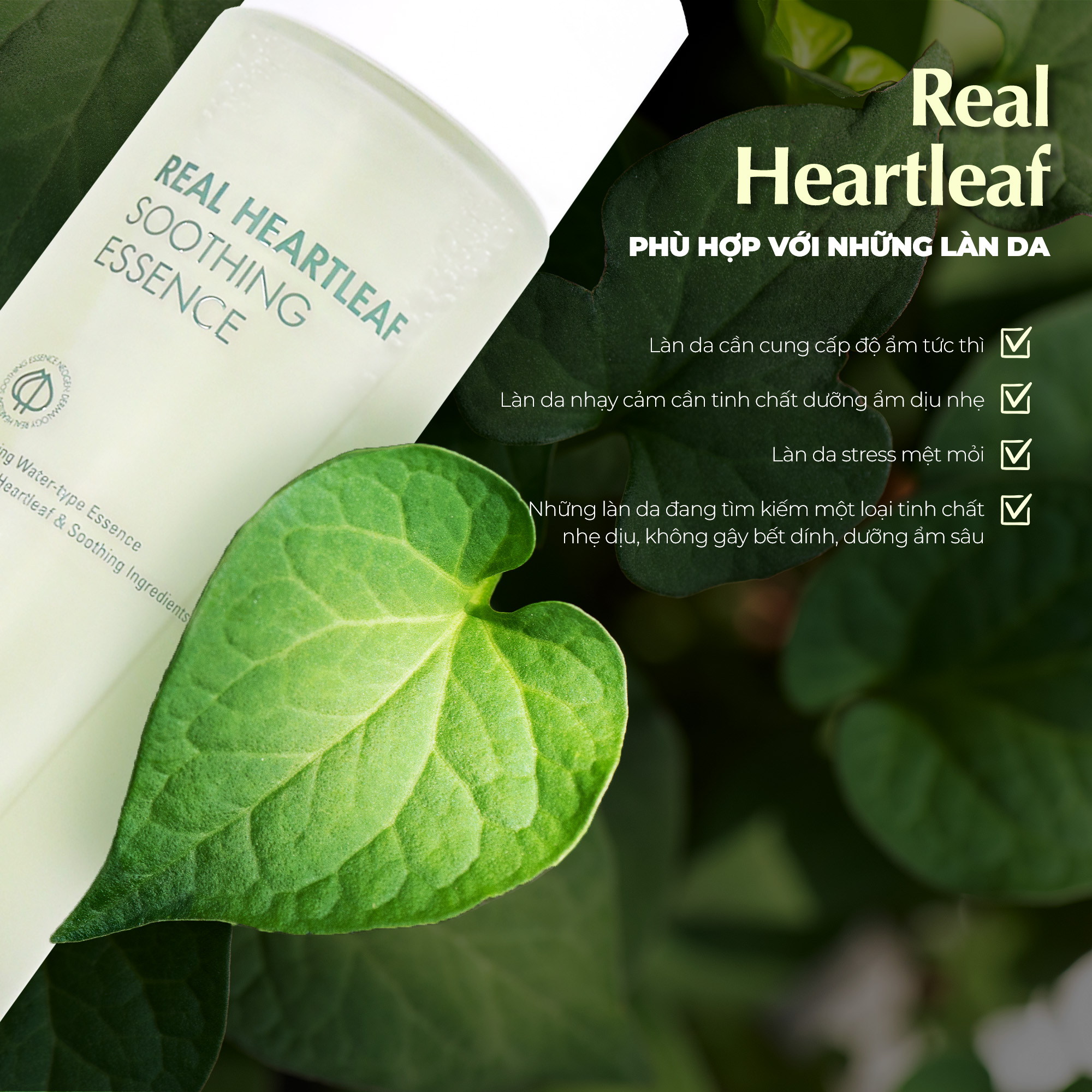Tinh Chất Giúp Làm Dịu, Phục Hồi Cho Da Nhạy Cảm Neogen Dermalogy Real Heartleaf Essence 150ml